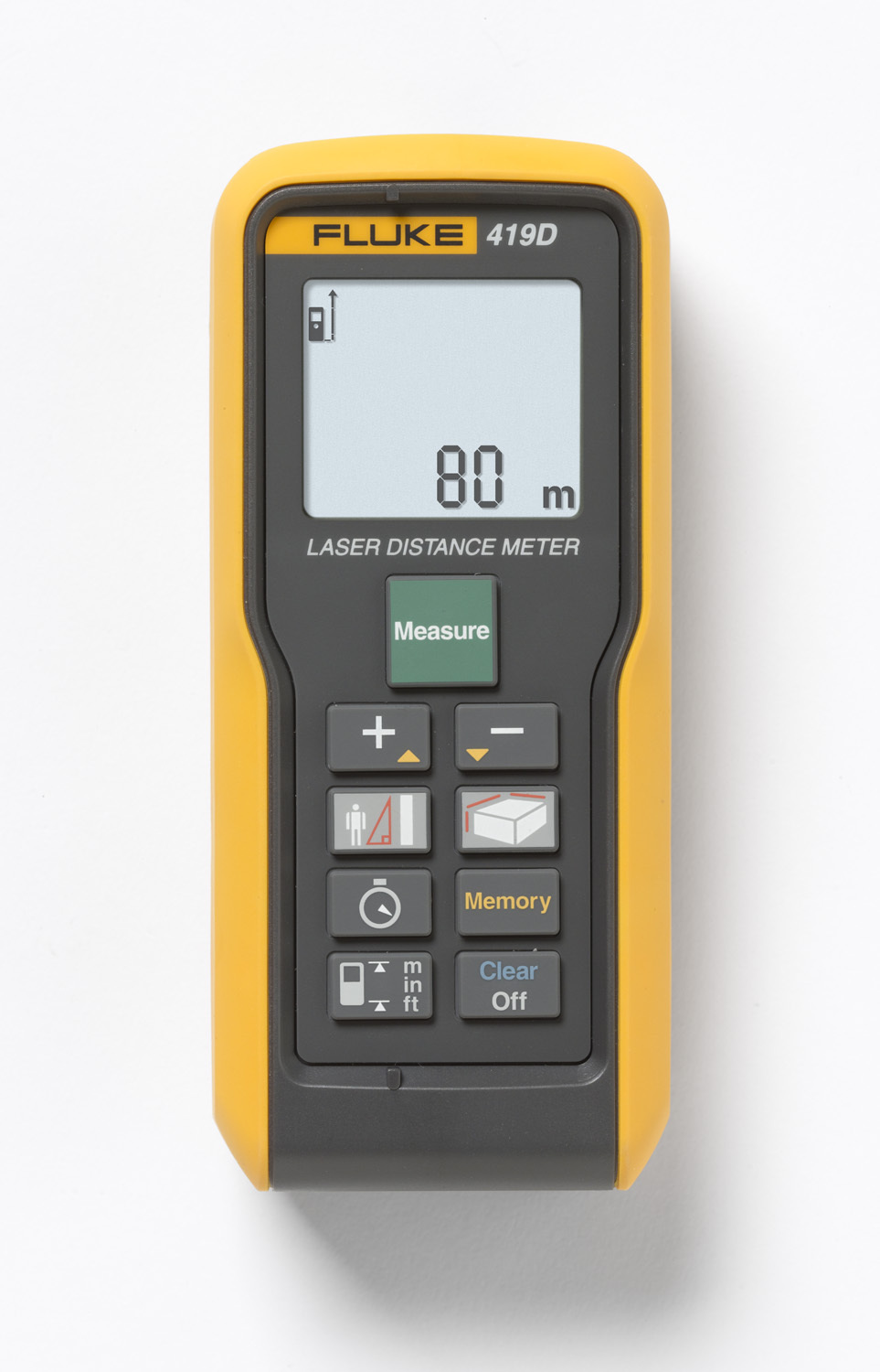 The Fluke 419D is a professional-grade laser distance meter  its fast, easy to use, and fits on your tool belt. This meter will save you effort and money by reducing measurement time and errors.