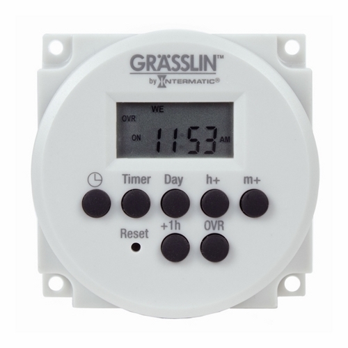 The 1-Channel, 2-Circuit, 24-Hour/7-Day,120-277VAC, 50/60Hz Electronic Time Switch The FM1D14 Series One Circuit Electronic Time Switches are compact electronic 24-Hour/7-Day modules with heavy-duty relay contacts for switching low or line voltage loads. The timers are applicable for time-of-day control of pumps, fans, heaters, HVAC control circuits, lighting, machinery and many other types of commercial, industrial, and agricultural equipment.