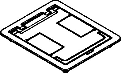 Blank, Flanged Cover Assembly, Brass, Die Cast Aluminum