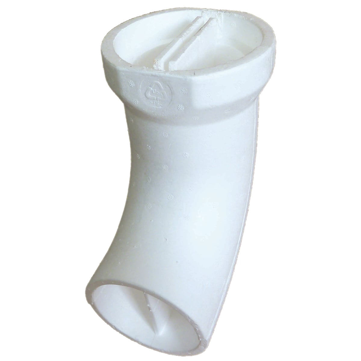 Elbow, Double chambers for exhaust and supply air.