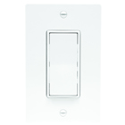 WhisperControl Switches, 1 function On/Off, Fan, White, Wall Plate Included