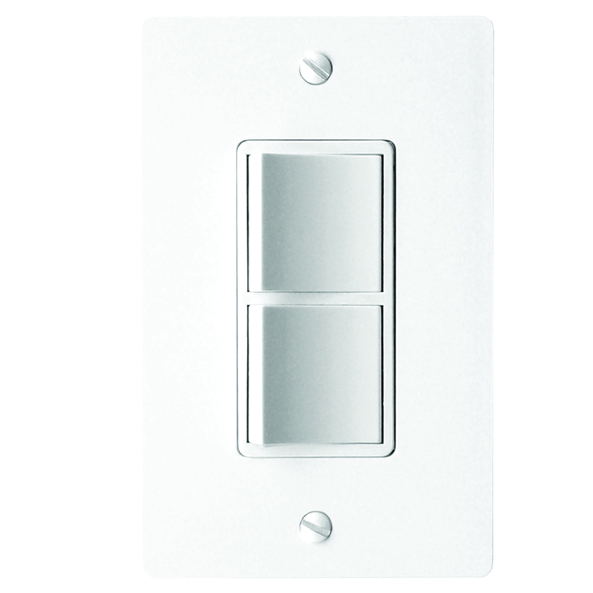 WhisperControl Switches, 2 function On/Off, Fan/Light, White