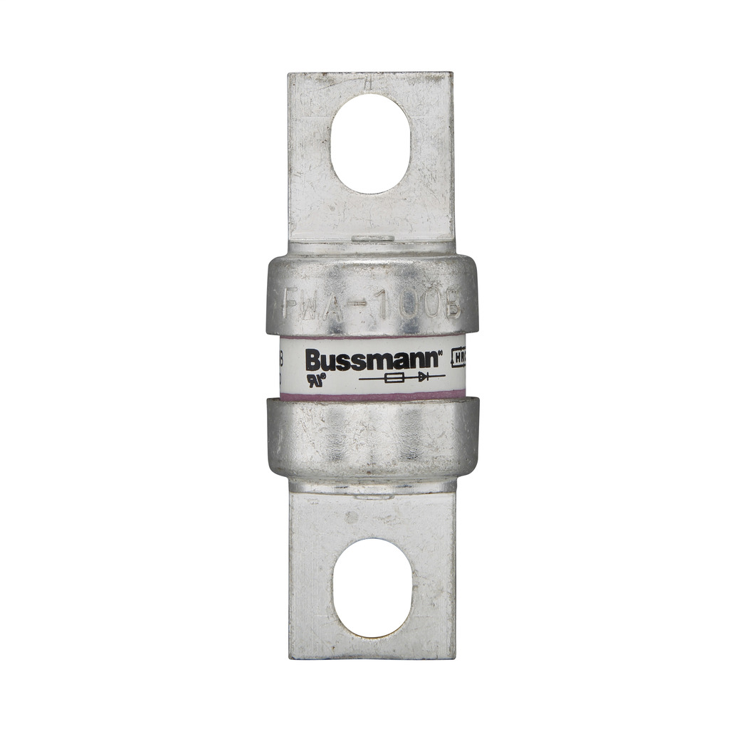 Eaton Bussmann series FWA high speed fuse, 500V, 350A, 200 kAIC Vac (70-1000A), 20 kAIC at 150 Vdc (70-800A), 100 kAIC at 80 Vdc (70-1000A), None, High speed fuse, Blade end X blade end, Stud