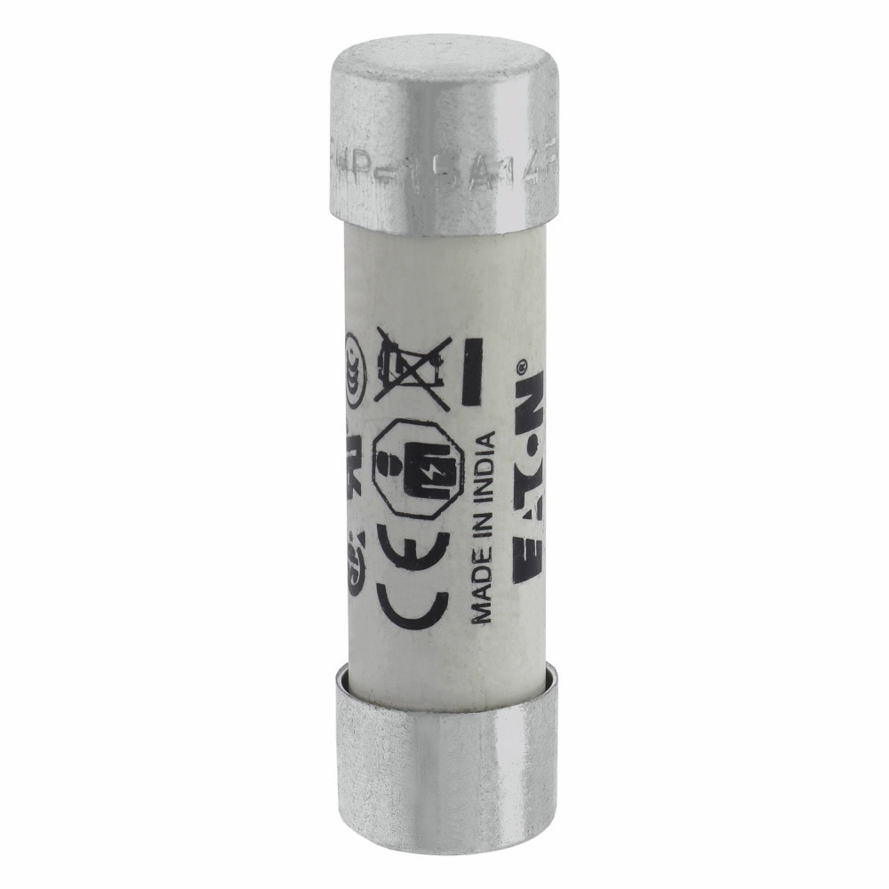 Eaton Bussmann series FWP high speed fuse, 700 Vac, 800 Vdc (UL), 690 Vac (IEC), 15A, 200 kAIC at 300 Vdc, 50 kAIC at 300 Vdc, Non Indicating, High speed fuse, Ferrule end X ferrule end, Class aR, White, Ceramic