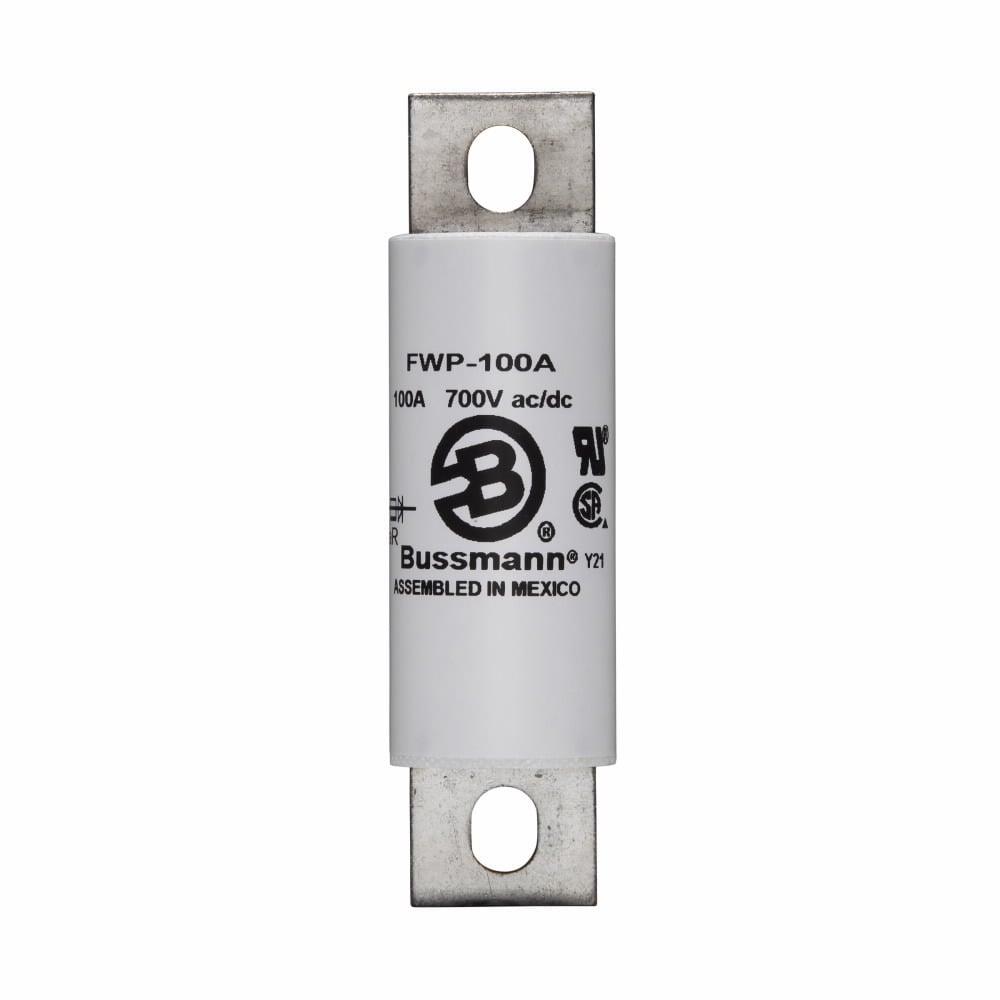 Eaton Bussmann series FWP high speed fuse, 250 Vac/dc, 90A, Non Indicating, High speed fuse, Stud