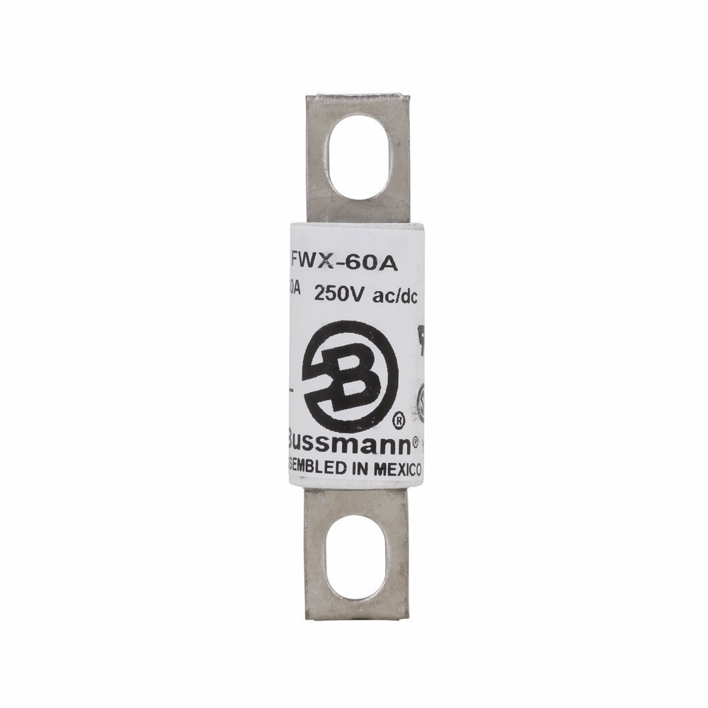 Eaton Bussmann series FWX high speed fuse, 600V, 35A RMS, 200 kAIC Vac, 50 kAIC at 250 Vdc, Non Indicating, High speed fuse, Blade end X blade end, Stud