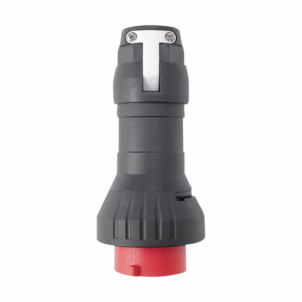 Eaton Crouse-Hinds series IEC 60309 hazardous area plug, 100A, Three-wire, four-pole, Nylon, 1-1/2", 3 phase 480 Vac