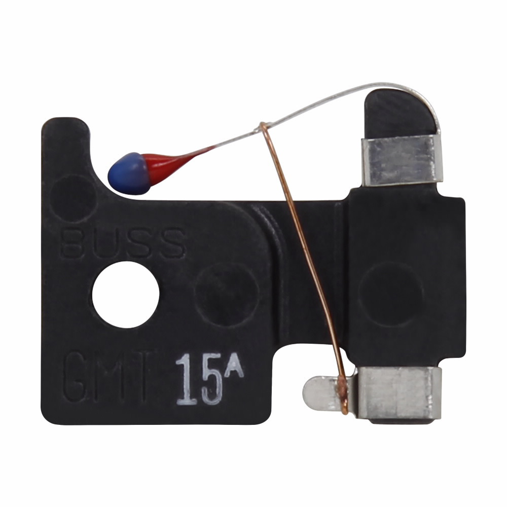 Eaton Bussmann series GMT telecommunication fuse, Color code blue, 125 Vac, 60 Vdc, 3A, Non Indicating, Fast-acting, Tin-plated beryllium copper terminal