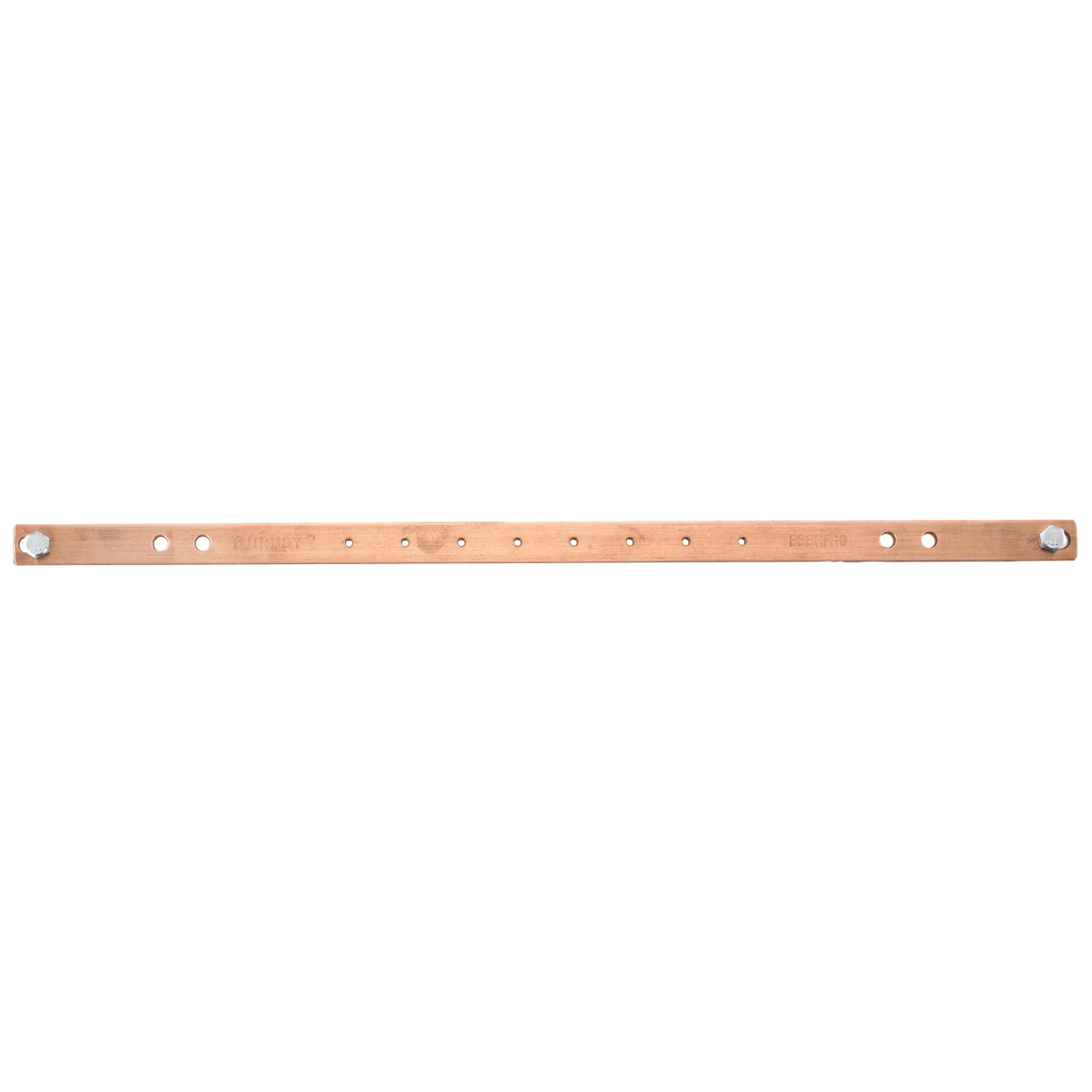 Grounding & Bonding, Bus Bar, 0.75" x 19",7D