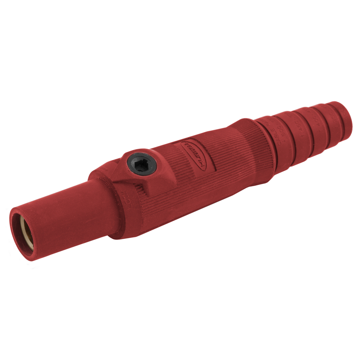 Single Pole Products, Female Plug, 150 Amp Series, Red