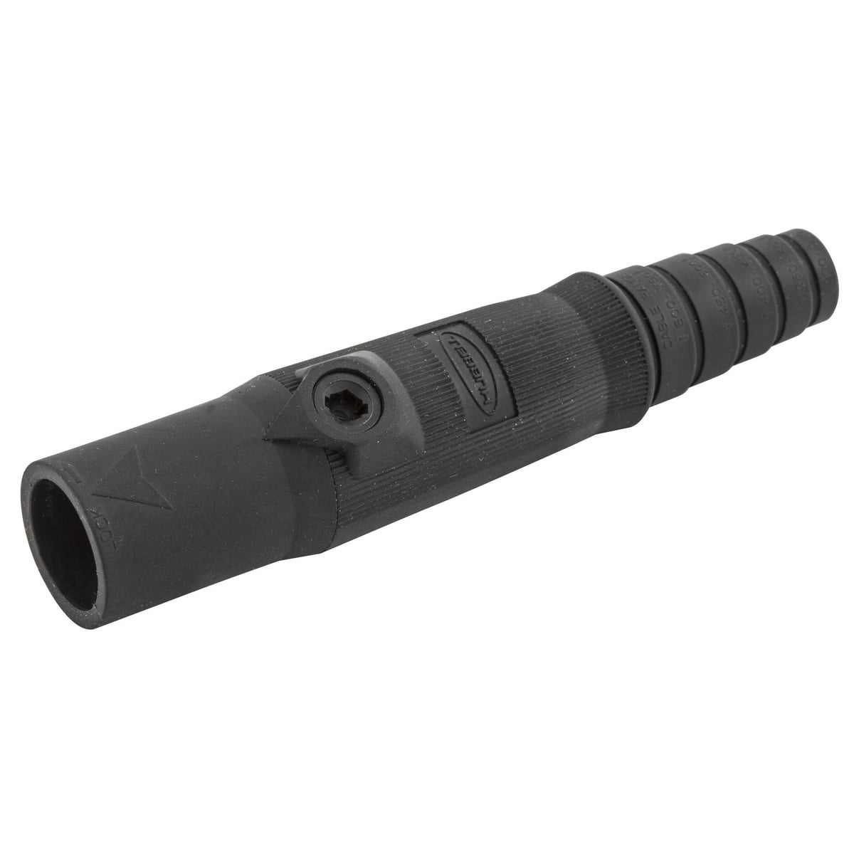 Single Pole Products, Male Plug, 150 Amp Series, Black