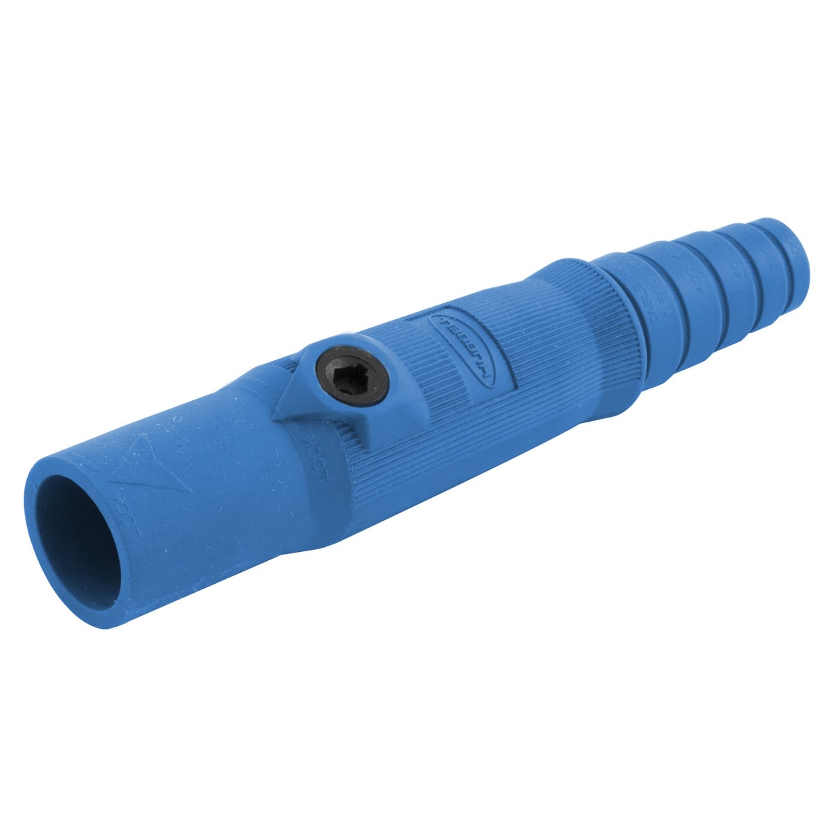 Single Pole Products, Male Plug, 150 Amp Series, Blue