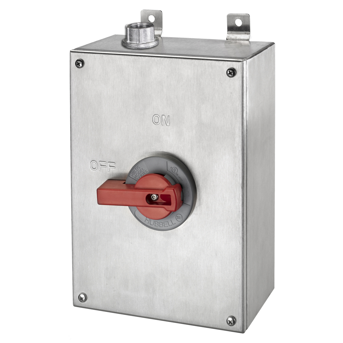 Switches and Lighting Controls, Industrial Grade, Variable Frequency Drive, Disconnect Switches, Unfused Switch, Three Pole, 100A 600V AC, Screw Terminals, Gray, NEMA