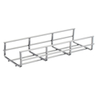 Hubbell Wiring Device Kellems, Wire Basket Tray, Overhead Tray, 2" X 8"X 118", Flat, Electro-Galvanized