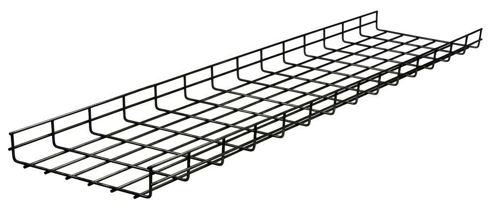 WB,TRAY,OVRHD,2"Hx24"Wx118"L,BLACK,RND