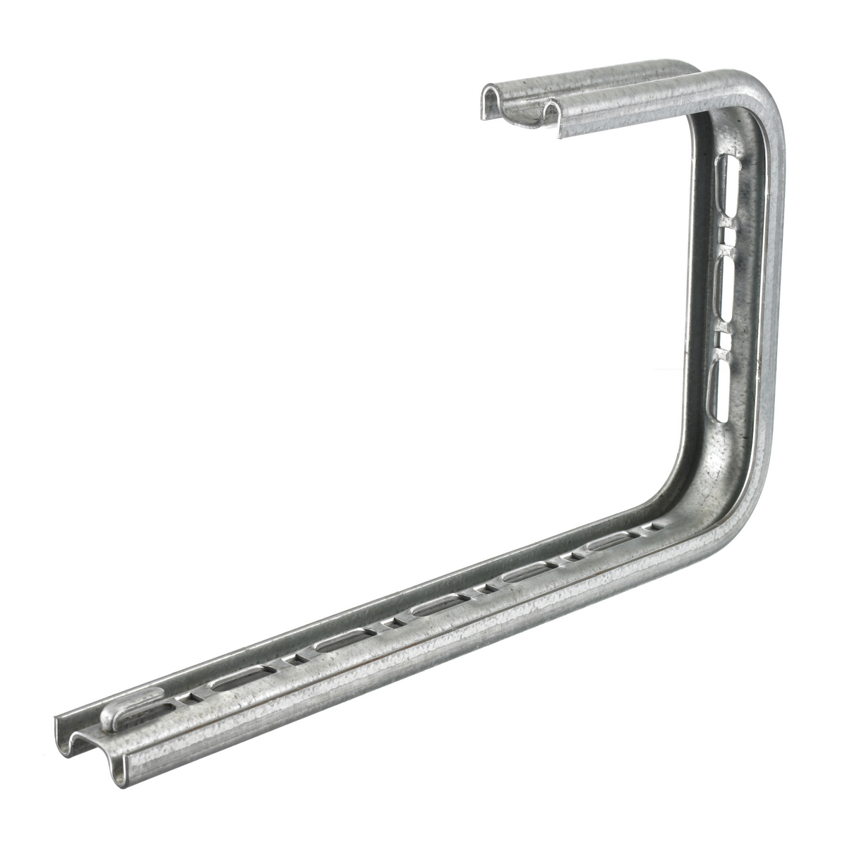 Wire Basket Tray, Overhead Tray, Accessories, Bracket, C-Shaped, For 8" Tray, Pre-Galvanized