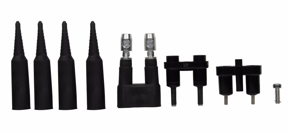 Eaton Bussmann series HEY inline fuse holder, 600V, 0-30A, Loadside: Copper Crimp (1) #12-8/(2) #12, Lineside: Copper Setscrew (1) #12-3, Two-pole