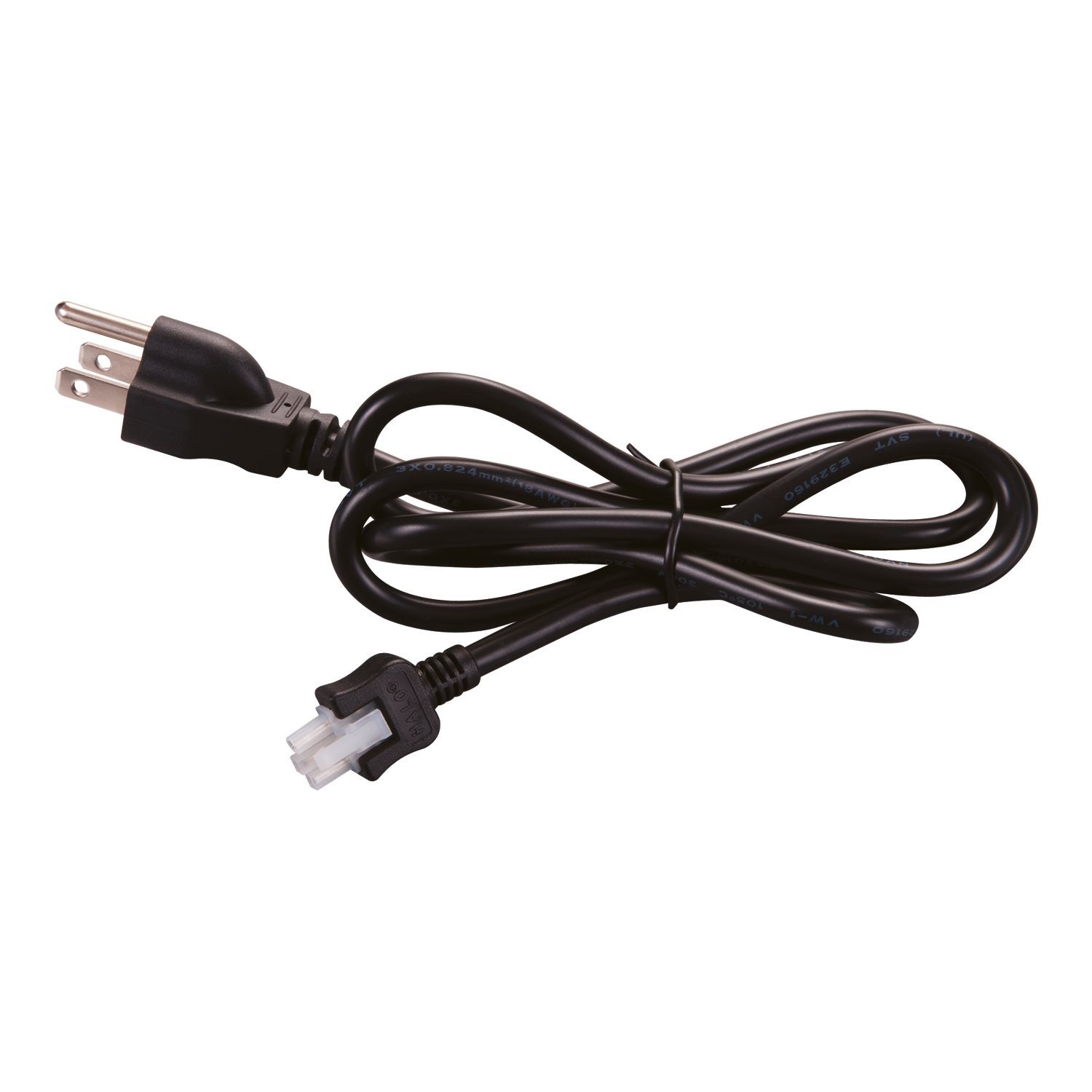 HALO HU10 LED UNDERCABINET 48 IN POWER CORD MATTE BLACK