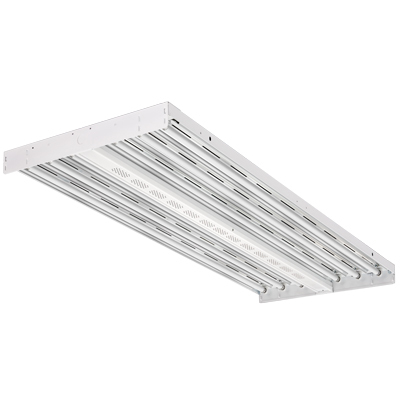 I-BEAM Fluorescent High Bay , 4-lamp, 54W, T5HO, lamps installed , 90 program start T5HO ballast.