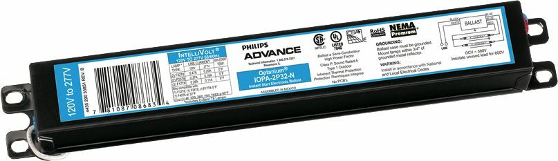 The right choice for a broad range of new construction and retrofit applications Compatible with Energy Saving lamps;Eligible for Utility Rebates;Maximizes fixture design;Reduces packaging waste Reliable and energy efficient Philips Advance's Centium commercial grade specifications, plus added benefits of lamp striation reduction technology. IntelliVolt (120-277V) input voltage range;Lamp Striation Reduction;Meets NEMA Premium/CEE;Smallest enclosure in industry General office lighting, institutional, government, health care, school applications