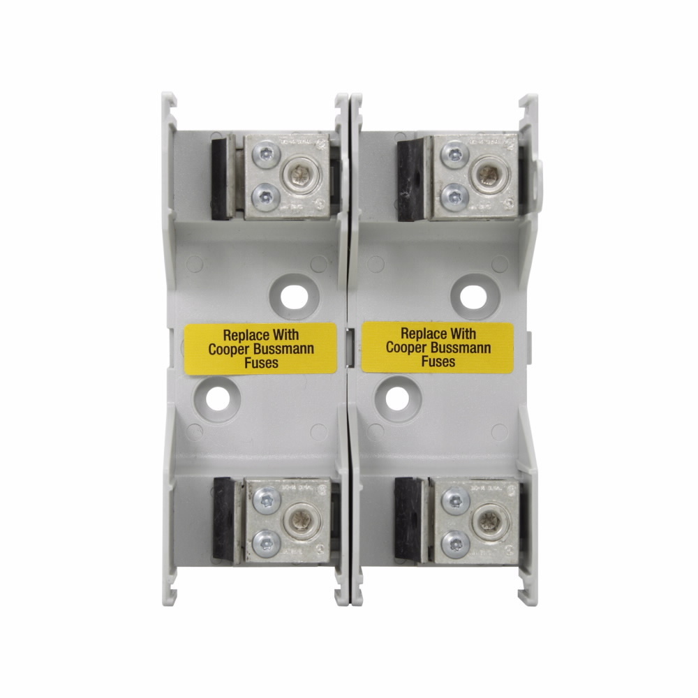 Eaton Bussmann series JM modular fuse block, Modular fuse block, CR, 70-100 A, Two-pole, Class J, 200 kA, Knife blade end x knife blade end, 200 kAIC, 600 V