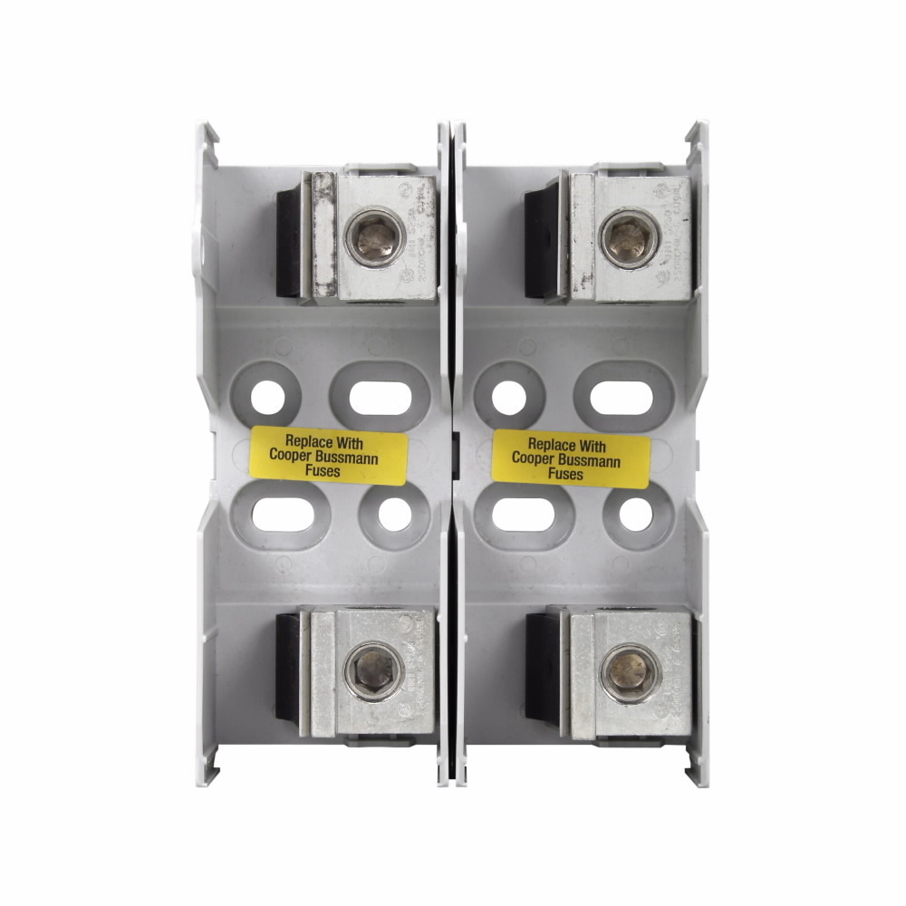 Eaton Bussmann series JM modular fuse block, Modular fuse block, CR, 110-200 A, Two-pole, Class J, 200 kA, Knife blade end x knife blade end, 200 kAIC, 600 V