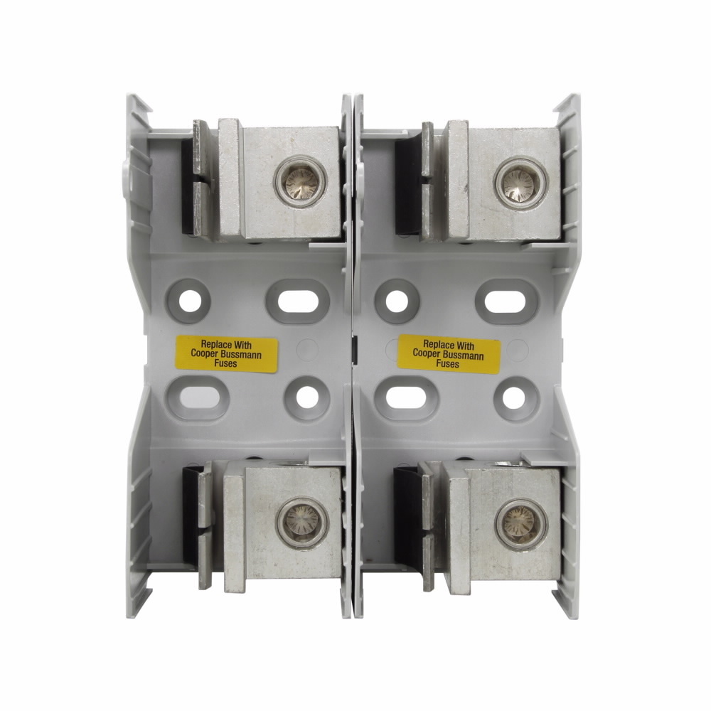 Eaton Bussmann series JM modular fuse block, Modular fuse block, CR, 225-400 A, Two-pole, Class J, 200 kA, Knife blade end x knife blade end, 200 kAIC, 600 V