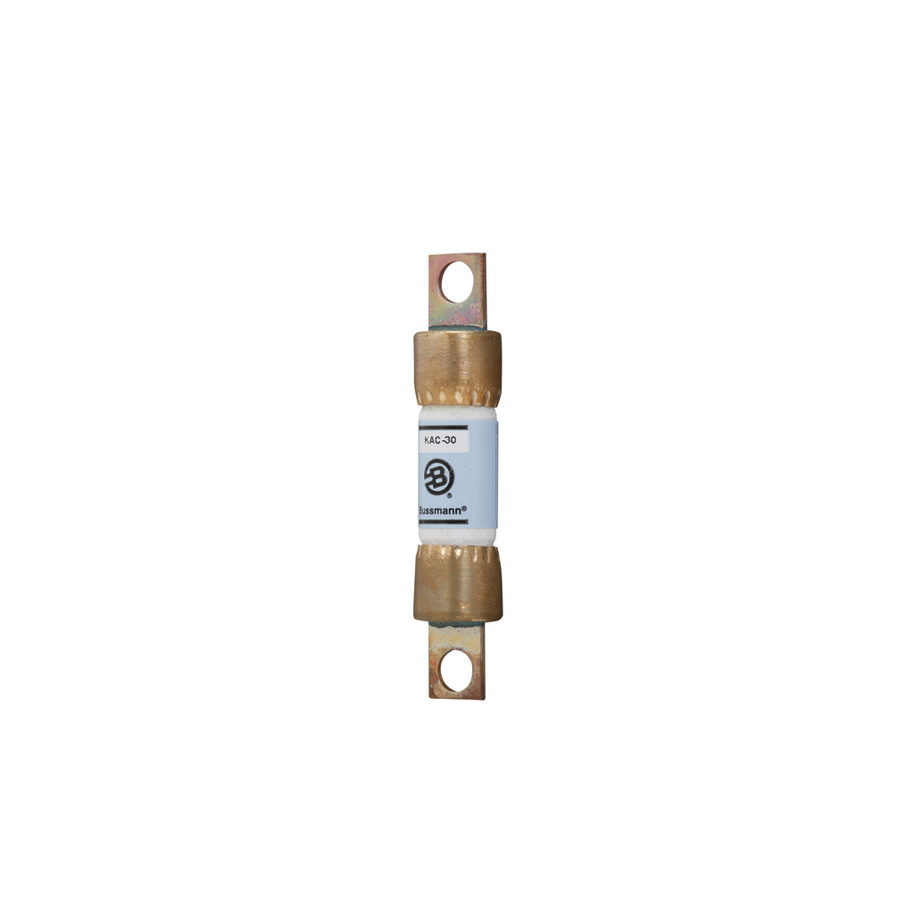 Eaton Bussmann series Tron KAC high speed fuse, 10A, 200 kAIC, Non Indicating, High speed fuse, Blade end X blade end, Stud