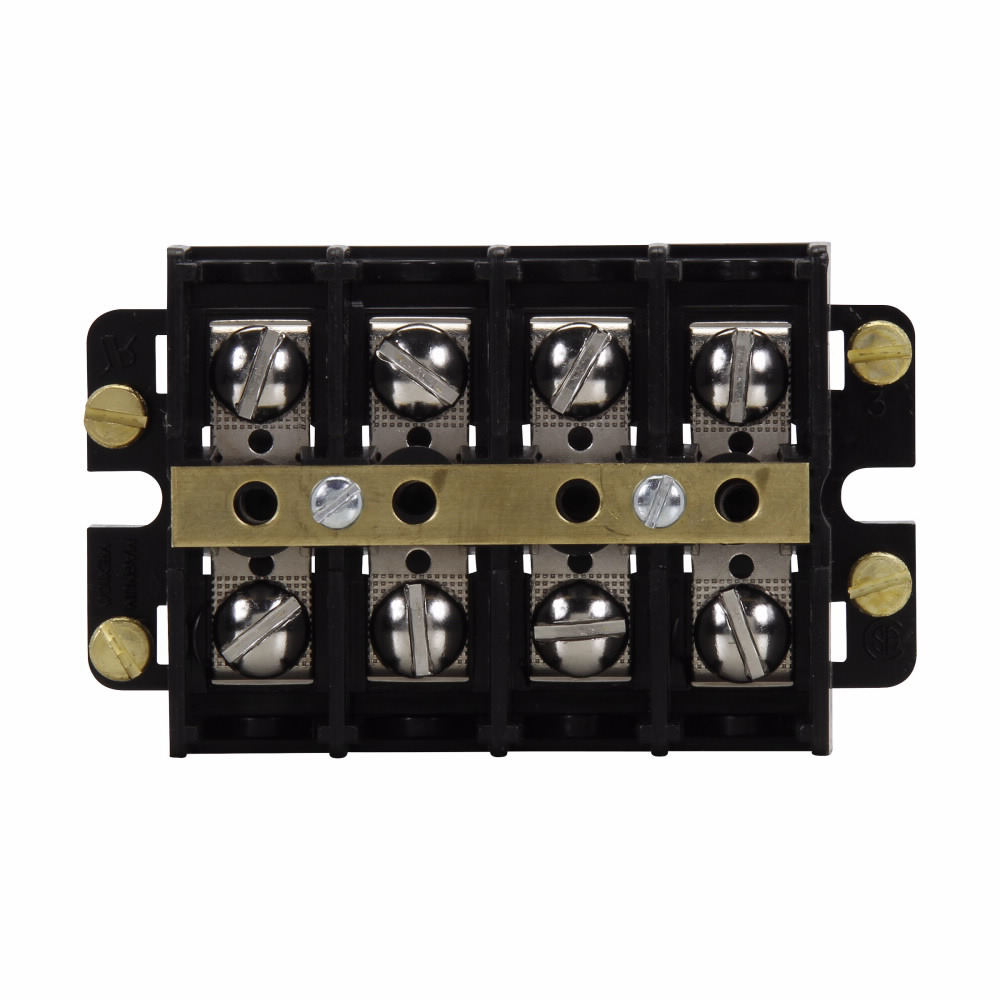 Eaton Bussmann KU series panel mount terminal block connector, 700V (UL), 690V (IEC), 350A, 100 kAIC, Other, Fuse, Class aR, Flush