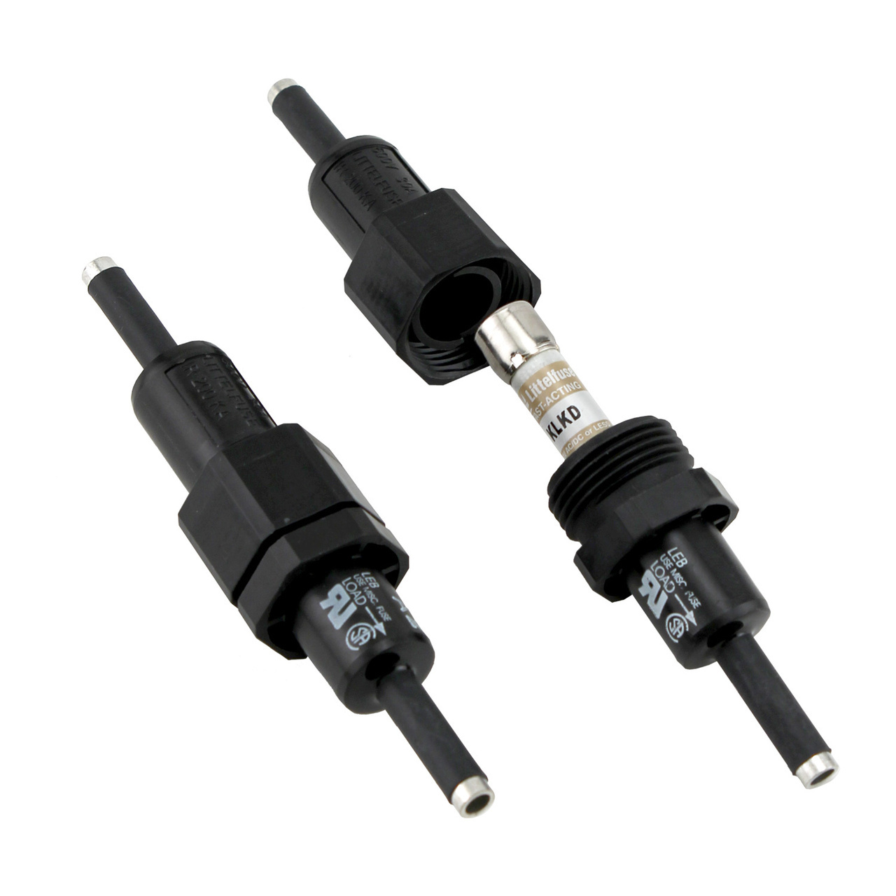 The Littelfuse 600 V in-line watertight fuse holders are the ideal answer for all high humidity and corrosive environments where fuses are required. Available in both breakaway and non-breakaway, single and double pole versions, these fuse holders allow maximum flexibility for any application.