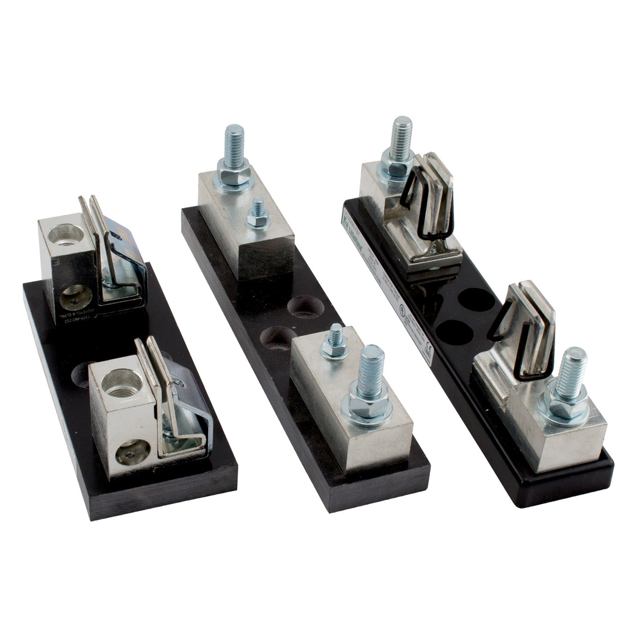 The LFJ1000 solar fuse block is specifically designed for the Littelfuse SPFJ 1000 Vdc Solar Fuse. It meets UL electrical characteristic requirements and is available in multiple amperages.