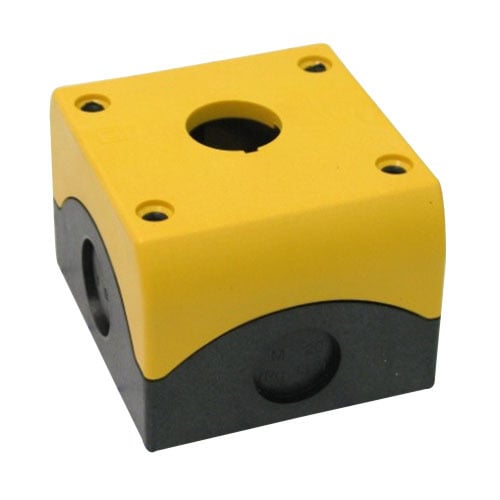 Eaton M22 pushbutton enclosure, Surface mount enclosure 1-ELEMENT YEL - METRIC KOS