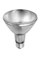 39W high CRI, powerball arc tube, reduced color shift, high performance, ECO open fixture rated PAR30 lamp clear, spot, universal