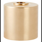 MIGHTY CAP 2" FITS 2 3/8"OD PIPE BRASS