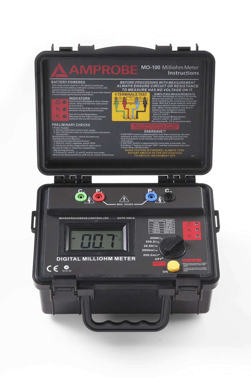MILLIOHMMETER BATTERY POWERED