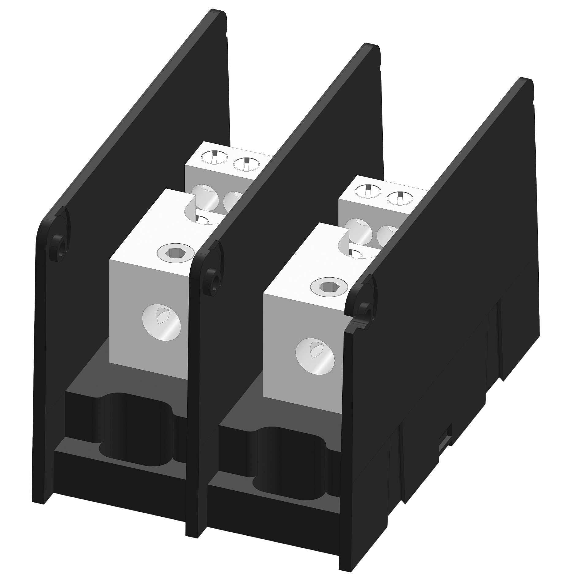 MPDB Series UL 1953 1000V 250A - 310A AL INT 2-Pole 1 - 6 350-#6 #2-#14