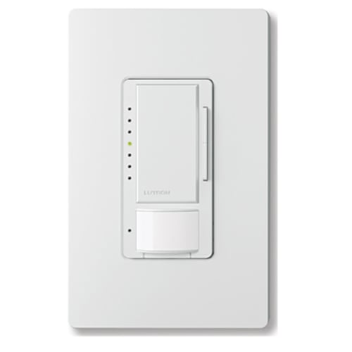 Maestro occupancy LED+ passive infrared occupancy/vacancy sensor that automatically control the lights in an area in palladium