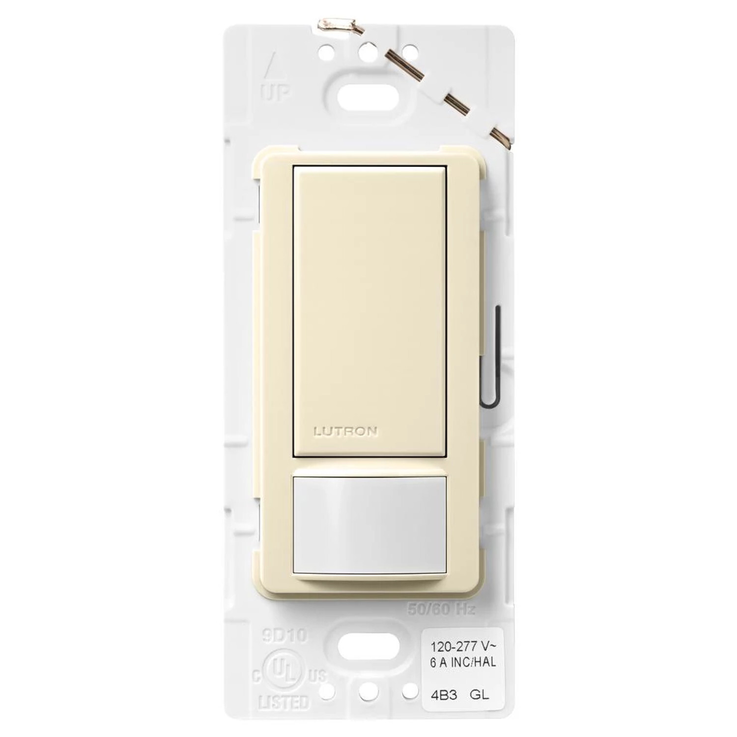 Lutron Maestro Dual Voltage Motion Sensor switch, 6-Amp, Single-Pole, Almond