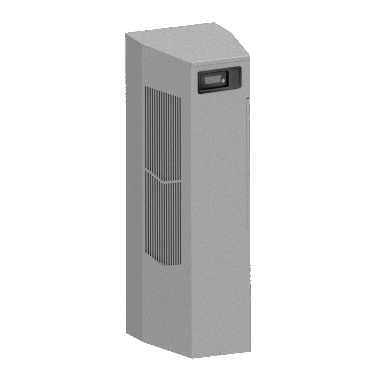 SpectraCool Narrow Indoor/Outdoor AC with Heat, 6000BTU 460V, Lt Gray, Steel