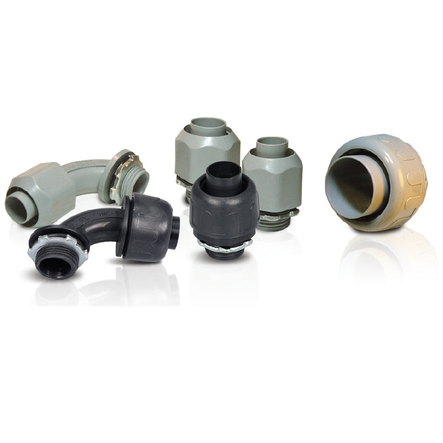 UL CSA PVC 45 DEGREE CONNECTOR GRAY 1IN
