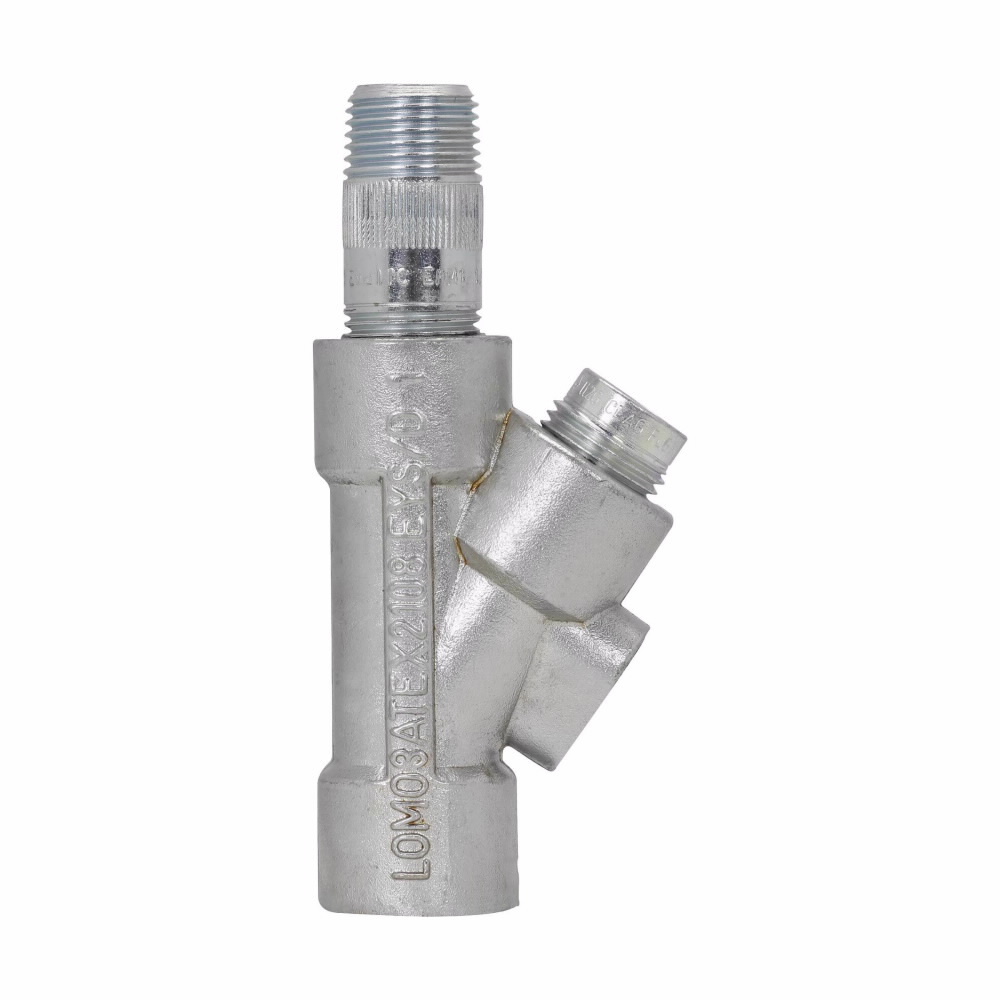 Eaton Crouse-Hinds series EYS IECEx conduit sealing fitting, Light alloy, Vertical, 1/2" NPT