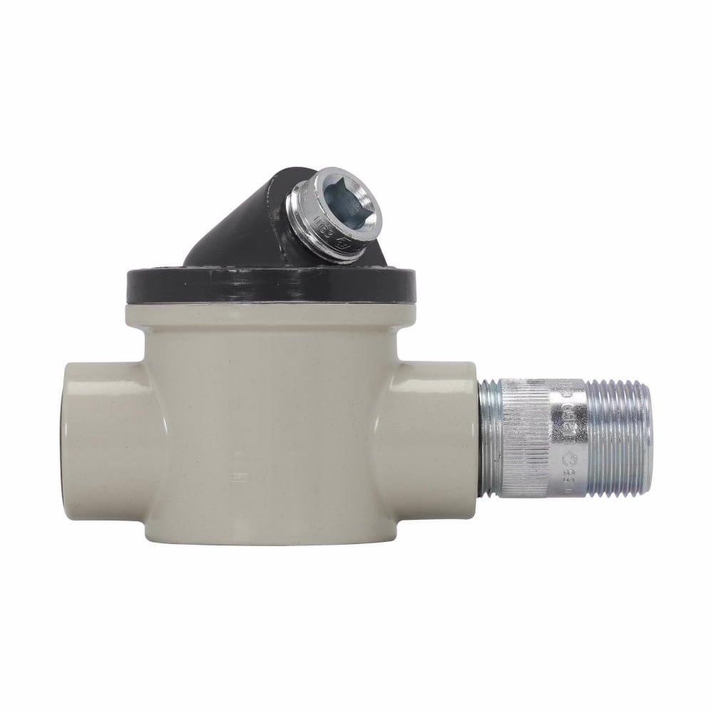 Eaton Crouse-Hinds series EZS IECEx conduit sealing fitting, Light alloy, Horizontal, 1/2" NPT