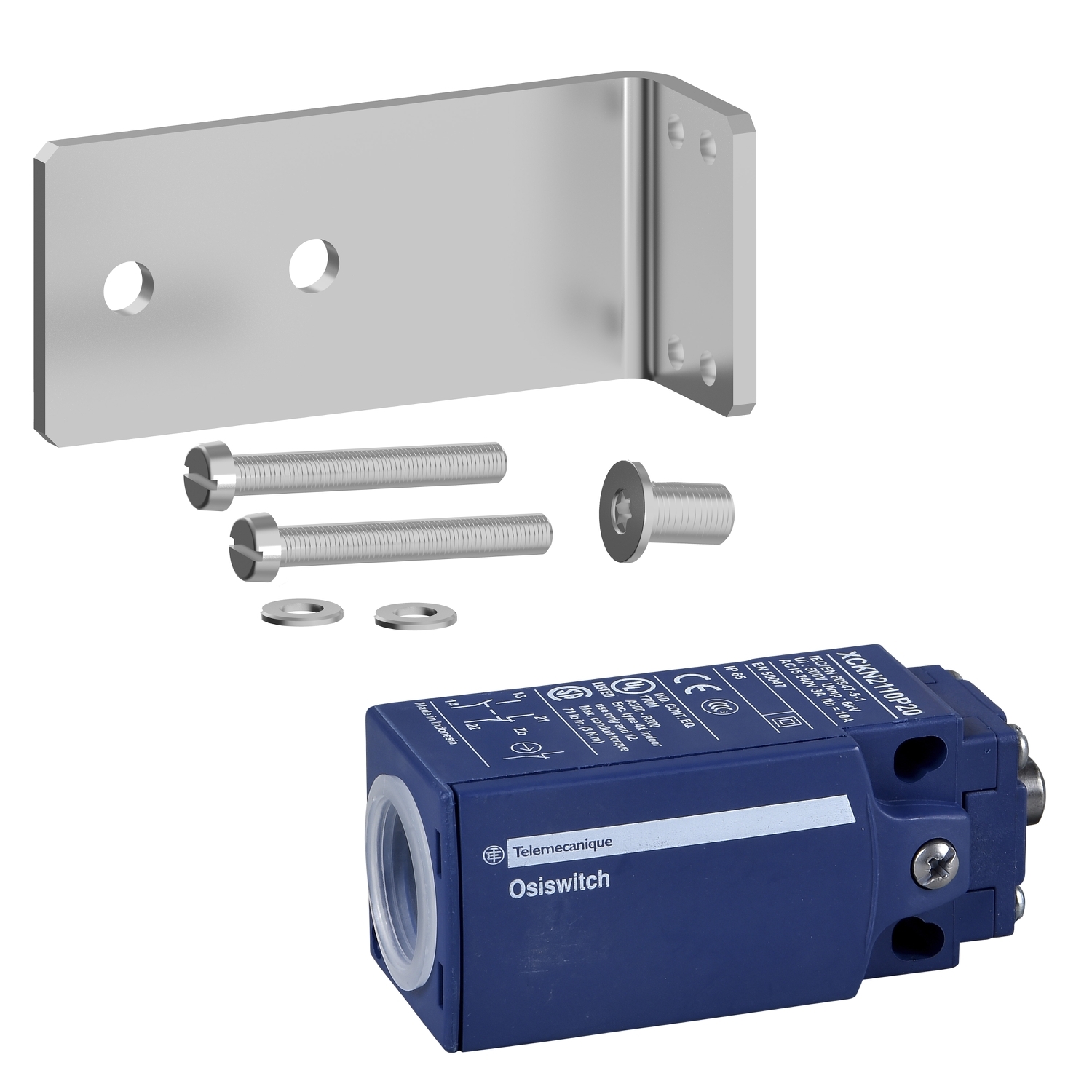 Door switch for PanelSeT WM enclosure. N/C contact (on lock), 3 A/240 V AC.