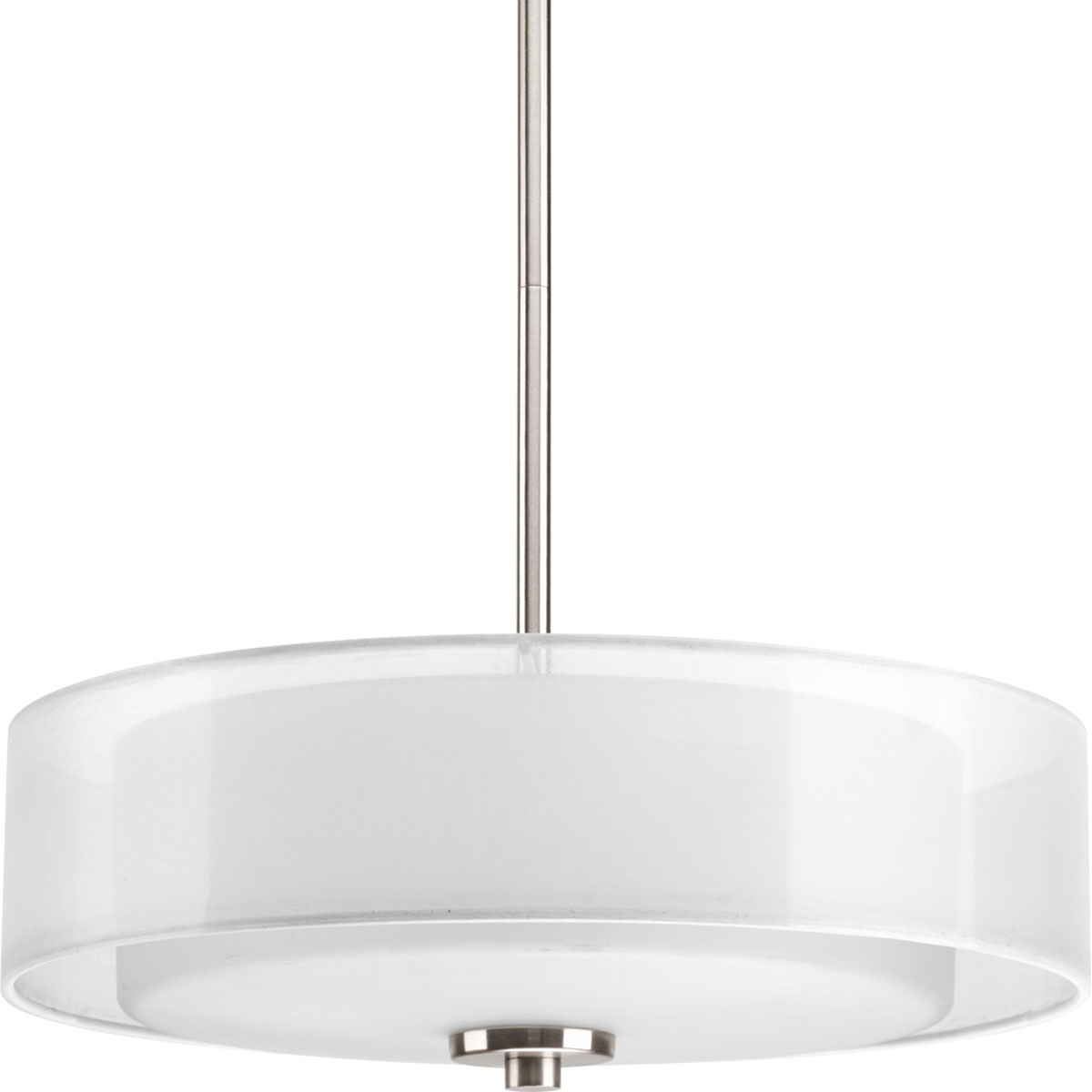 3-100W MED SEMI-FLUSH CONVERT Gray