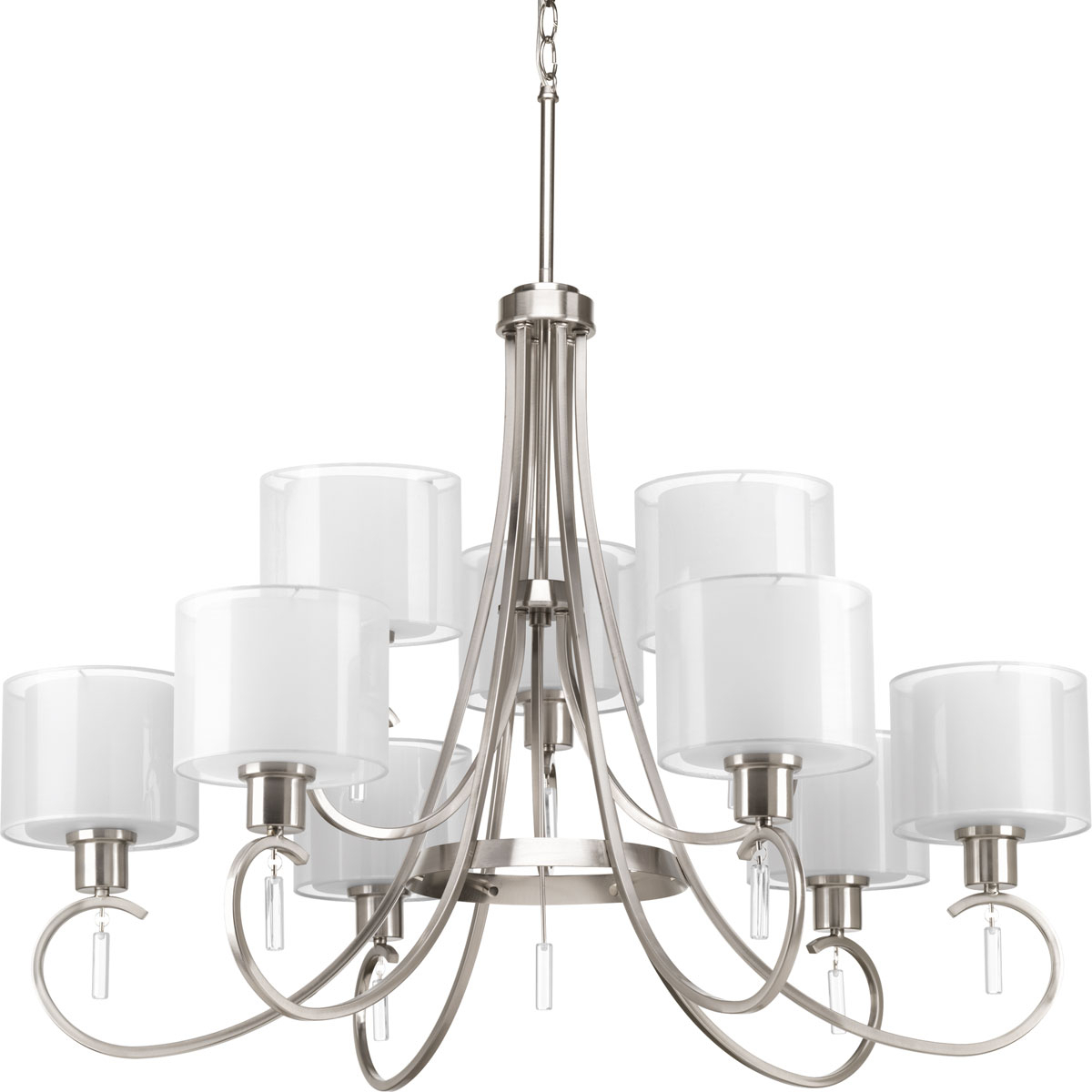 Invite 9-100W MED CHANDELIER Gray