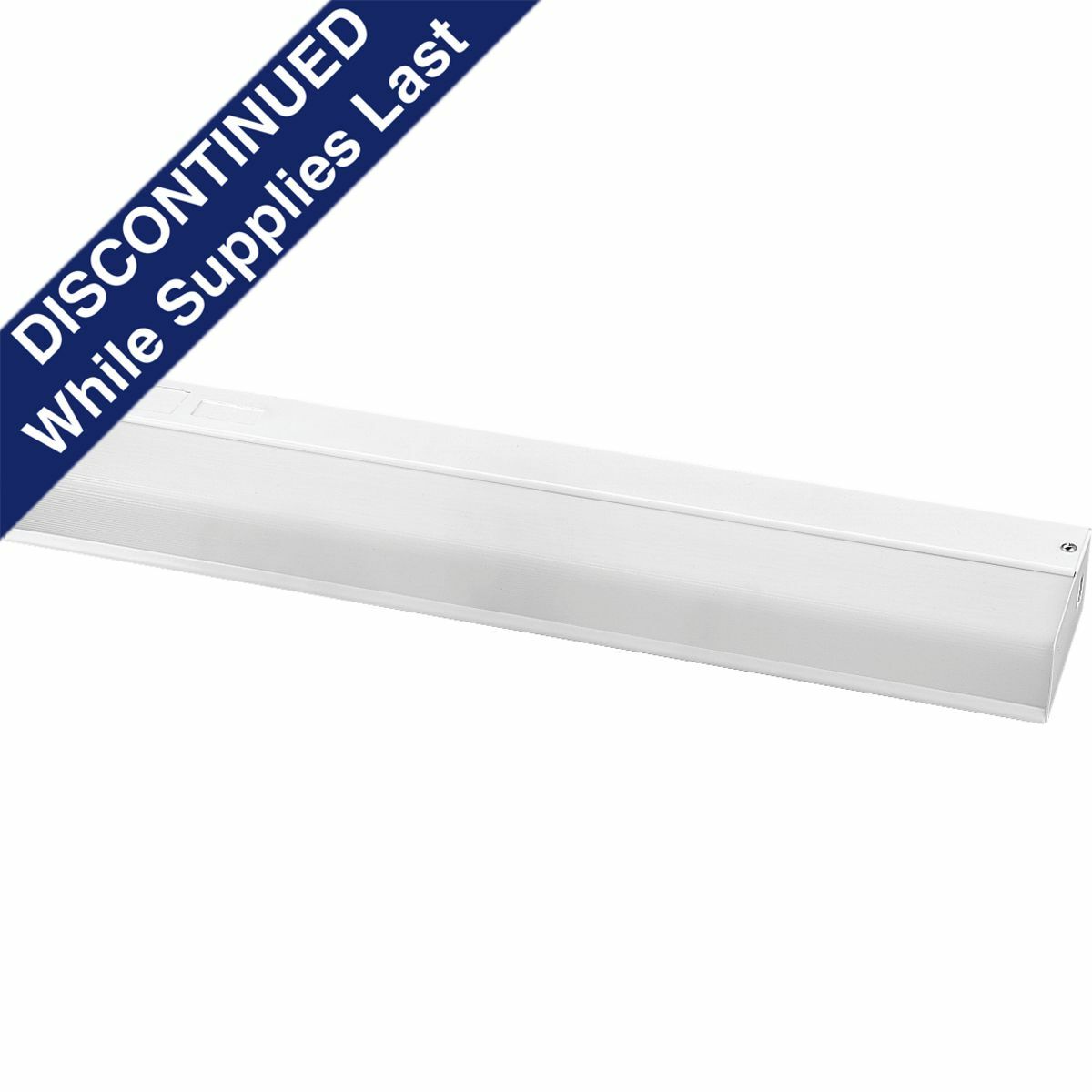 48 in CFL undercabinet fixture. Mount easily under cabinets and shelves, over a desk, in kitchens or any work area. All have a white acrylic diffuser and white baked enamel housing. 120V NPF electronic ballast. T-8 bulb.