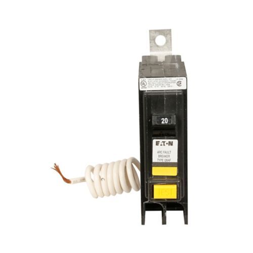 QBAF1020 Miniature Circuit Breaker, 20 Amp, 1 Pole, 120V