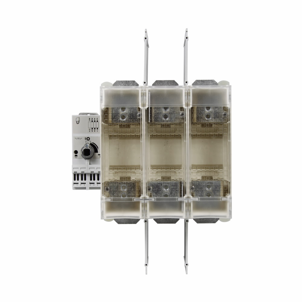 Eaton Bussmann series RDF fused rotary disconnect switch, Standard switch, Front/side handle operation, 600 Vac, 250 Vdc, 400A, Fused disconnect switch - RDF400J-3
