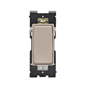 Renu Switch for Single Pole Applications 15A-120/277VAC in Caf? Latte