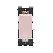 RE151-FP Renu Dimmer Rocker Switch, 0.5 hp at 120 V AC, 2 hp at 240 to 277 V AC, 15 A at 120/277 VAC Contact, 1 Poles